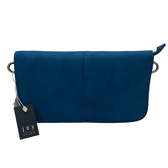 Joy Susan Bags Mia Multi Pocket Crossbody Clutch Blue Poshmark